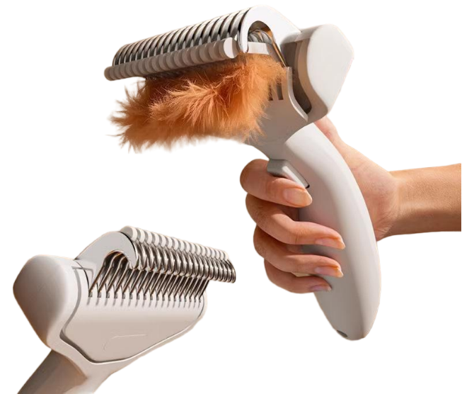 One-Click Hair Removal & Detangling Comb